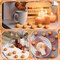 50 Pcs Mini Resin Pumpkins – Tiny Thanksgiving and Fall Decorations for Crafts, Vases, Table Centerpieces, DIY Projects, Home & Party Decor (Orange)